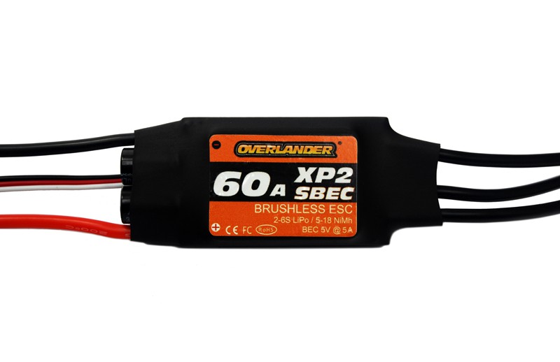 Overlander XP2 60A SBEC RTF Brushless Speed Controller ESC