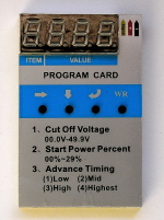 Tornado Programming Card for XP series ESC