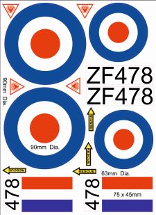 Decal Set for Tucano