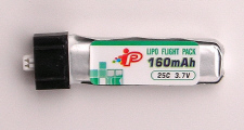 LiPo 160mA 1S 3.7v 25C Battery for indoor models
