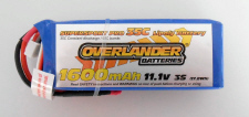 Overlander Sport Range 1600mAh 3S 11.1v 35C Li-Po Battery