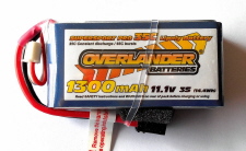 Overlander Sport Range 1300mAh 3S 11.1v 35C Li-Po Battery