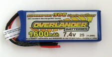Overlander Sport Range 1600mAh 2S 7.4v 35C Li-Po Battery
