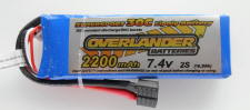 Overlander Sport Range 2200mAh 2S 7.4v 35C Li-Po Battery