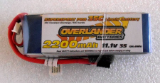 Overlander Sport Range 2200mAh 3S 11.1v 35C Li-Po Battery