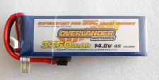 Overlander Sport Range 3350mAh 4S 14.8v 35C Li-Po Battery