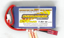 Overlander Sport Range 850mAh 2S 7.4v 35C  Li-Po Battery