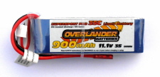 Overlander Sport Range 900mAh 3S 11.1v 35C  Li-Po Battery