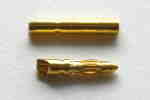 Gold connectors 2mm (4prs)