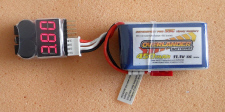 LiPo Checker  / Voltage Alarm 1-8 Cells in (Heatshrink Cover)  