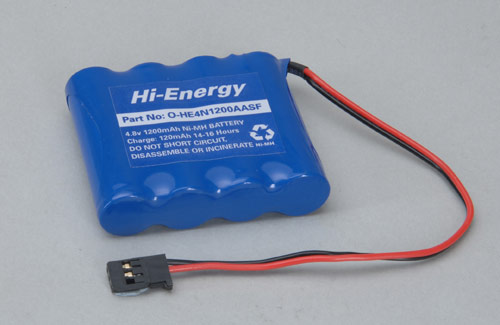 Ripmax Hi-Energy 4.8V 1200mAh Ni-MH Rx Pk Flat