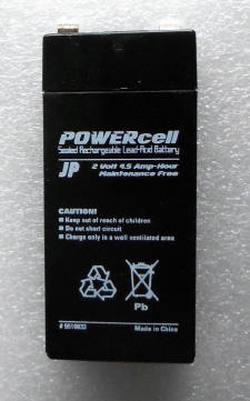 Gel Cell 2v 4.5 Amp