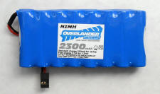 Overlander Premium Sport LSD2300 mAh 9.6v Tx Battery - Futaba Flat